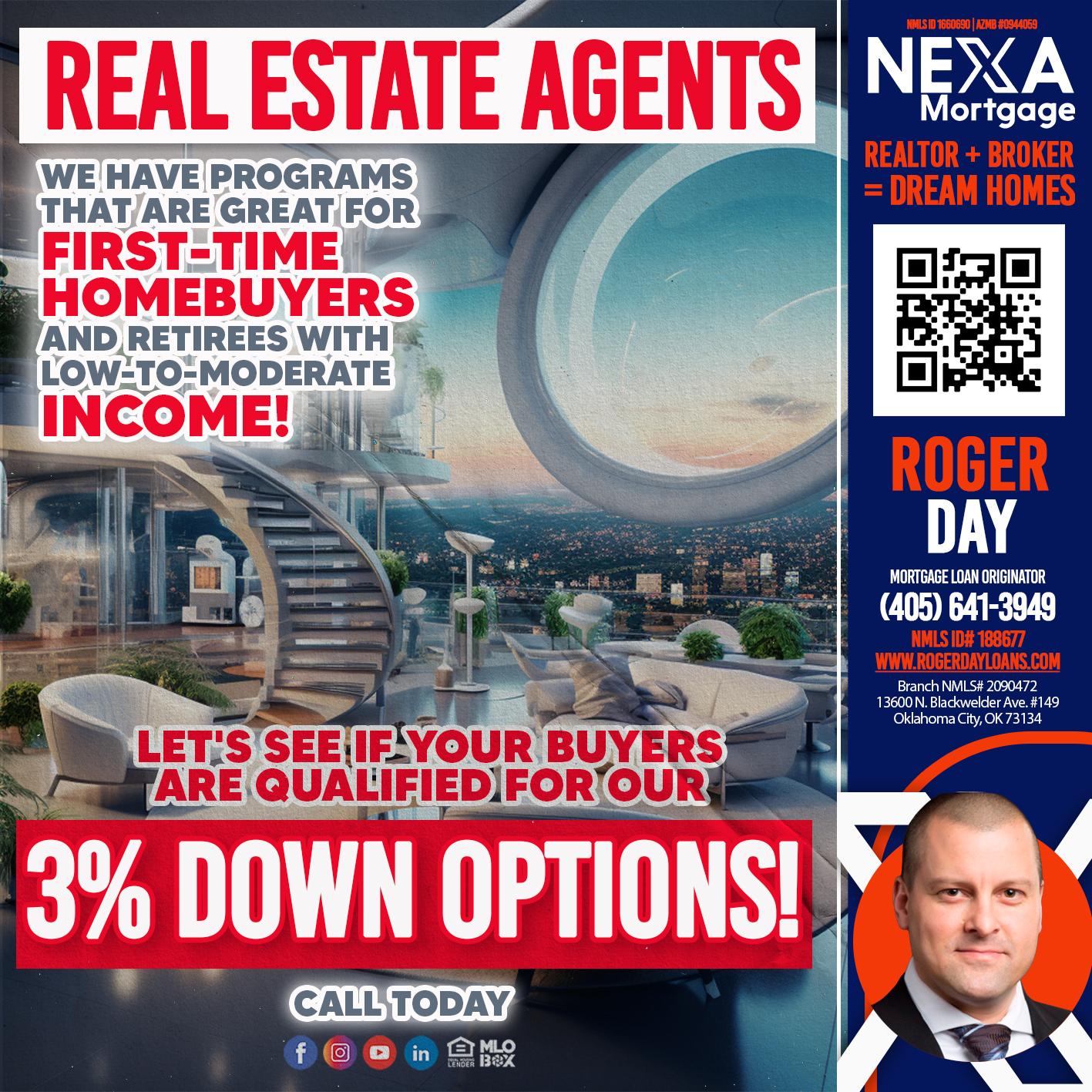 REALTORS LET´S COLLAB - Roger Day -Mortgage Loan Originator